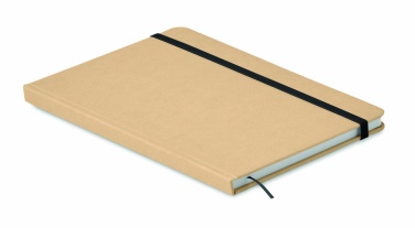 Logo trade promotional giveaways image of: A5 recycled notebook 80 lined