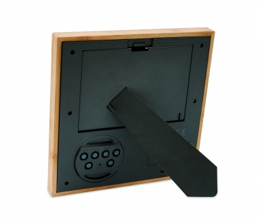 Logo trade promotional merchandise photo of: Photo frame with weather statio