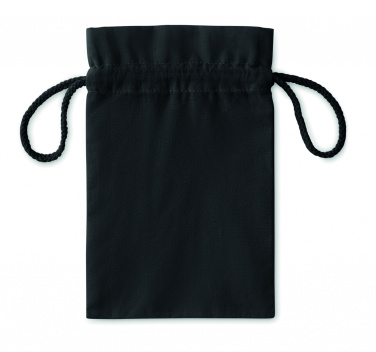 Logo trade corporate gifts picture of: Small Cotton draw cord bag