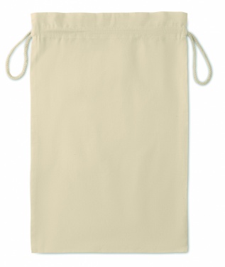 Logo trade advertising product photo of: Large Cotton draw cord bag 30 x 47 cm
