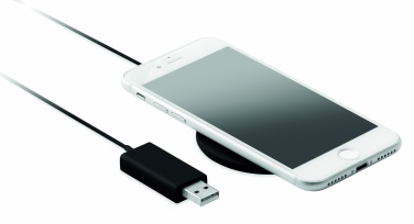 Logo trade promotional giveaways image of: Ultrathin wireless charger 10W