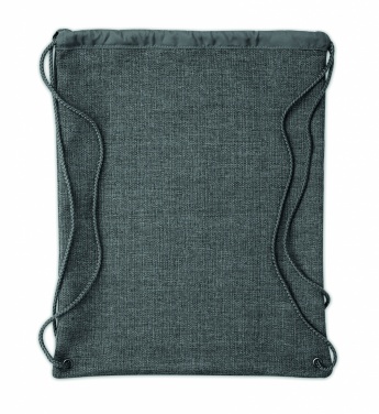 Logotrade promotional item picture of: 1200D heathered drawstring bag
