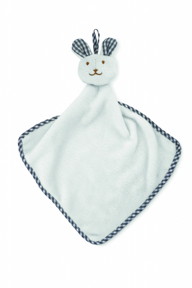 Logo trade promotional gift photo of: Plush rabbit design baby towel
