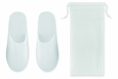 Logo trade advertising products picture of: Pair of slippers in pouch