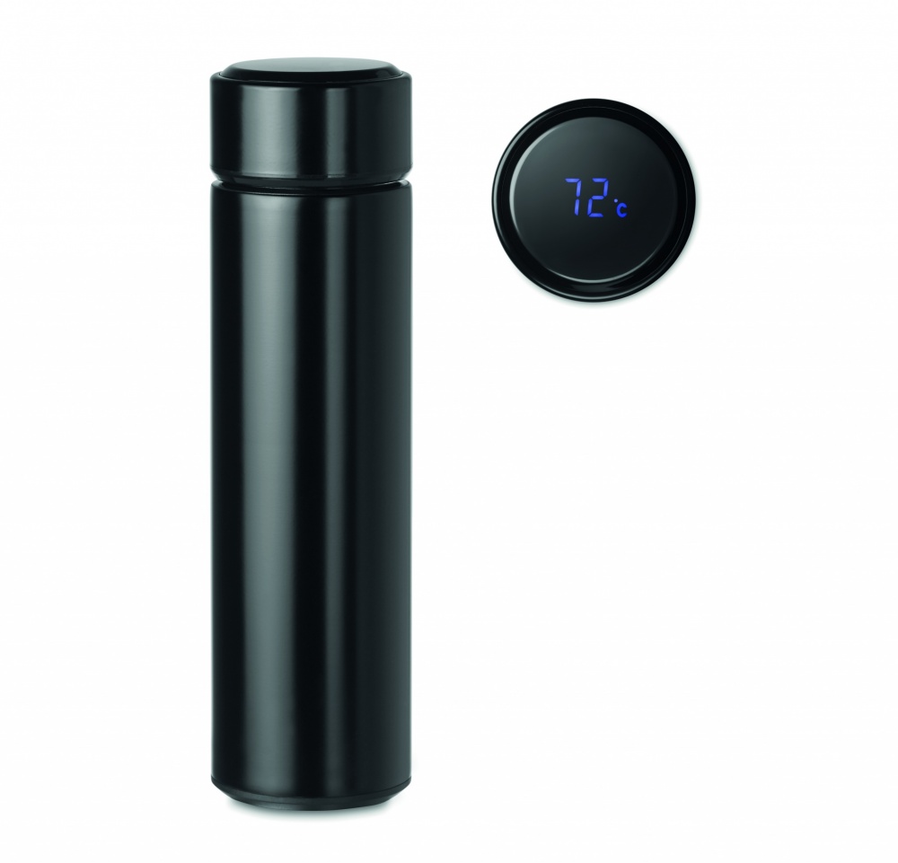Logo trade advertising products picture of: Bottle with touch thermometer