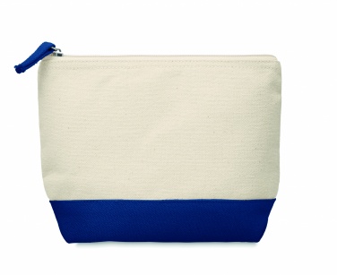 Logotrade promotional item image of: Bicolour cotton cosmetic bag