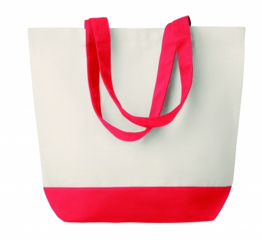 Logo trade promotional giveaway photo of: Canvas beach bag 280gr/m2