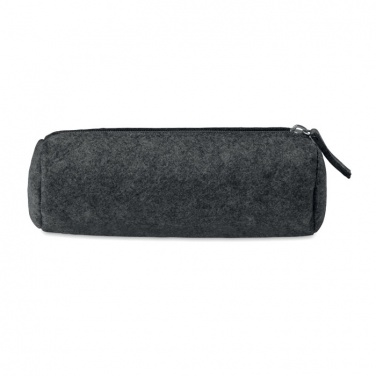 Logo trade promotional merchandise picture of: Felt zippered pencil case