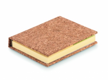 Logotrade promotional merchandise image of: Cork sticky note memo pad