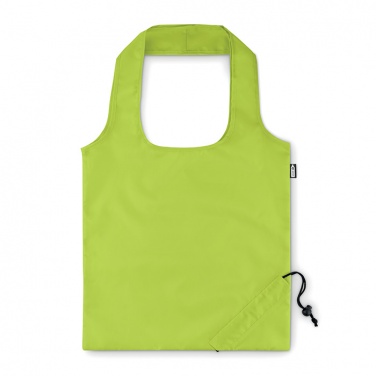 Logo trade promotional items image of: Foldable RPET shopping bag
