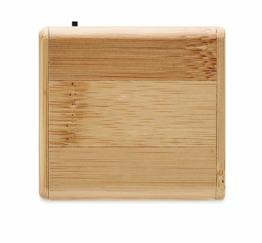 Logo trade promotional giveaway photo of: Bamboo wireless speaker