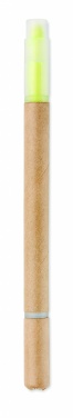 Logo trade advertising product photo of: 2 in 1 carton pen highlighter