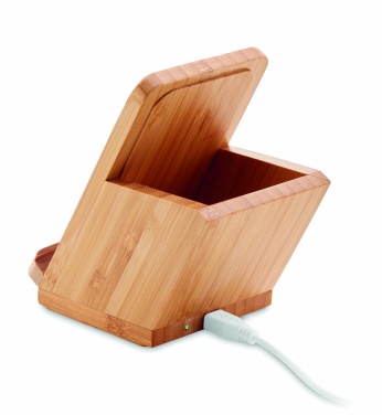 Logotrade promotional items photo of: Wireless charger pen holder 5W BAICOI