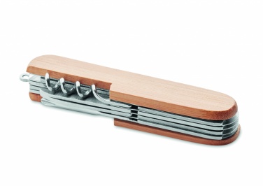 Logotrade business gift image of: Multi tool pocket knife bamboo