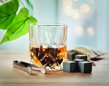Logo trade promotional items picture of: Whisky set in bamboo box
