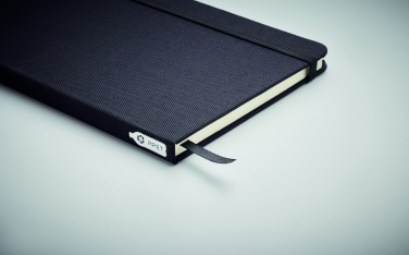 Logo trade promotional giveaways picture of: A5 RPET notebook 80 lined
