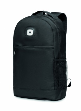 Logotrade promotional gift picture of: Backpack in RPET & COB light
