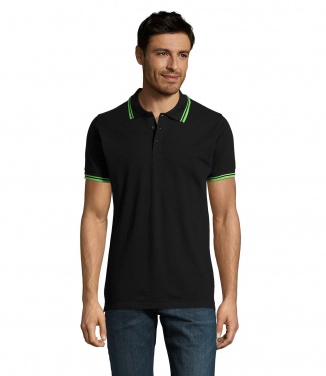 Logo trade promotional gifts image of: PASADENA men polo 200g