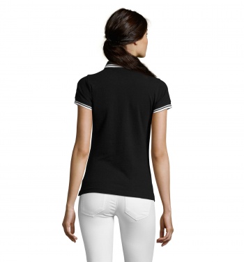 Logo trade promotional merchandise picture of: PASADENA women polo 200g