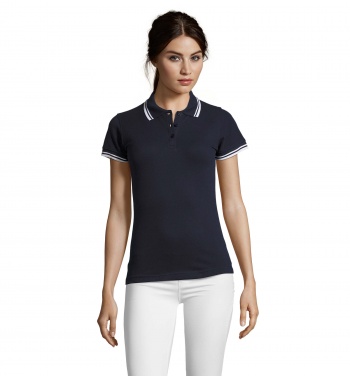 Logo trade promotional merchandise image of: PASADENA women polo 200g