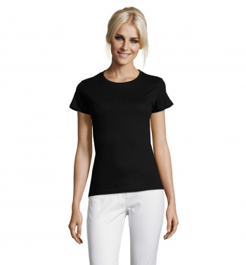 Logo trade promotional merchandise picture of: REGENT WOMEN T-SHIRT 150g