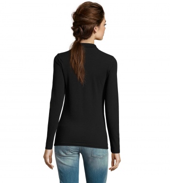 Logo trade promotional gifts picture of: PERFECT WOMEN LSL POLO  180