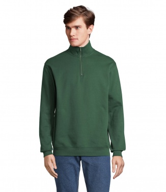 Logo trade promotional item photo of: CONRAD Sweat Zip Collar