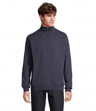 Logo trade corporate gifts picture of: CONRAD Sweat Zip Collar