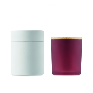 Logo trade promotional giveaways picture of: Plant based wax candle 200 gr