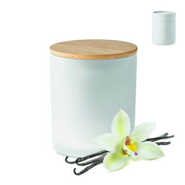Logo trade promotional merchandise picture of: Plant based wax candle 200 gr