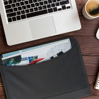 Logo trade promotional merchandise picture of: Conference folder A4 Panama