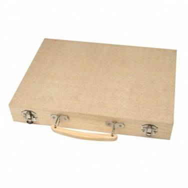 Logo trade promotional merchandise picture of: Big wooden painting set MAXI