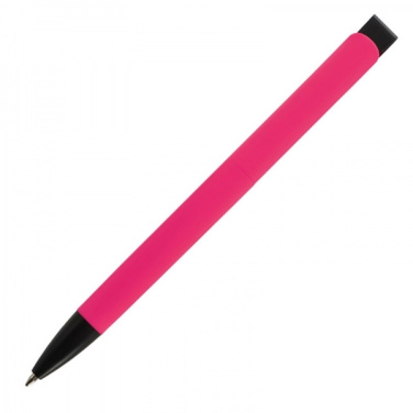 Logotrade promotional gift picture of: Metal ballpen soft touch BRESCIA