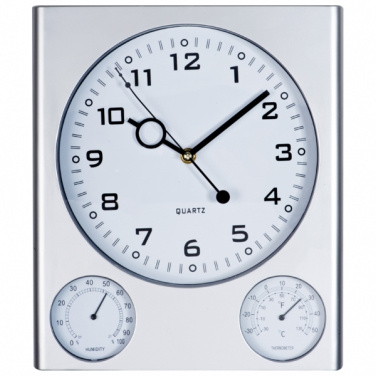 Logo trade promotional product photo of: Plastic wall clock DEN HAAG