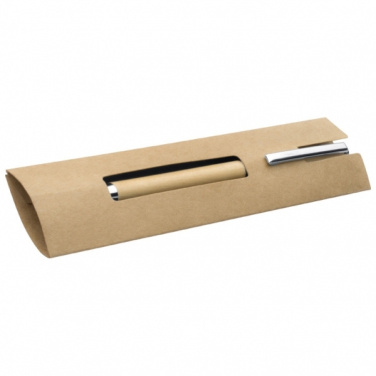 Logo trade promotional giveaways image of: Wooden ballpen HEYWOOD