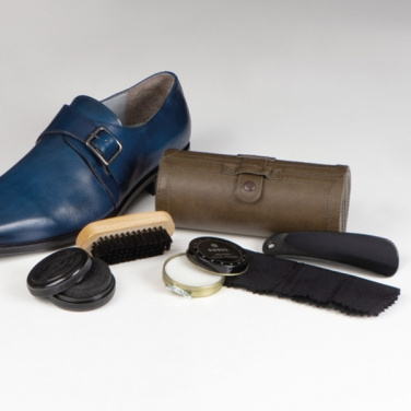 Logo trade promotional giveaways image of: Shoe polish roll GRENOBLE