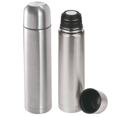 Logotrade corporate gifts photo of: Stainless steel isolating flask VIRGINIA BEACH 100 ml