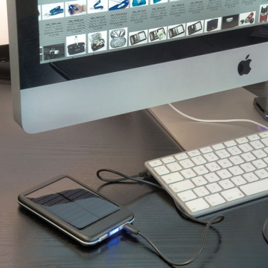 Logo trade promotional gifts picture of: Solar power bank PHILADELPHIA