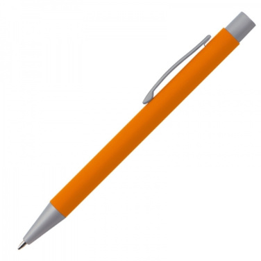 Logotrade advertising product image of: Metal ballpen soft touch ABU DHABI