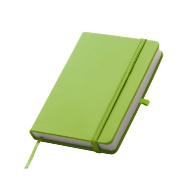 Logo trade promotional giveaways image of: A6 note book LUBECK