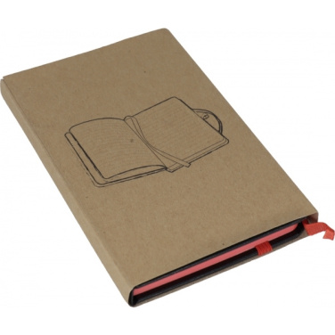 Logo trade promotional items image of: Notebook A6 ROSTOCK