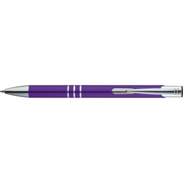 Logo trade advertising product photo of: Metal ballpen ASCOT