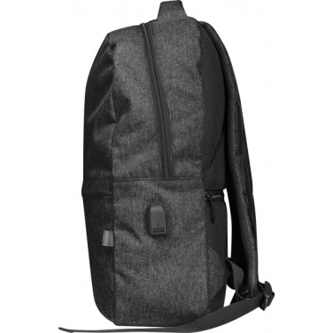 Logo trade promotional gifts image of: rPET backpack RIMINI