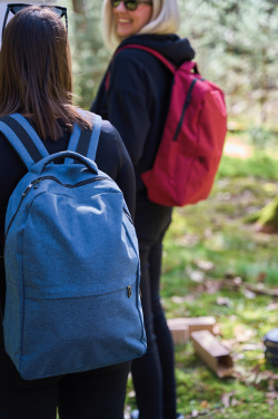 Logo trade promotional giveaways image of: rPET backpack RIMINI