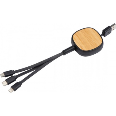 Logo trade promotional product photo of: Charging cable STRASBOURG