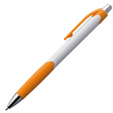 Logo trade promotional merchandise image of: Plastic ballpen MAO