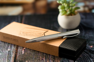 Logo trade promotional gift photo of: Metal ballpen CHESTER