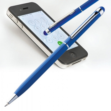 Logotrade business gift image of: Metal ballpen with touch pen NEW ORLEANS
