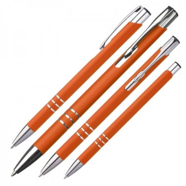 Logo trade promotional products image of: Metal ballpen NEW JERSEY