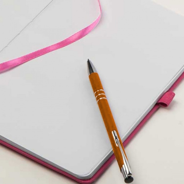Logo trade promotional merchandise photo of: Metal ballpen NEW JERSEY